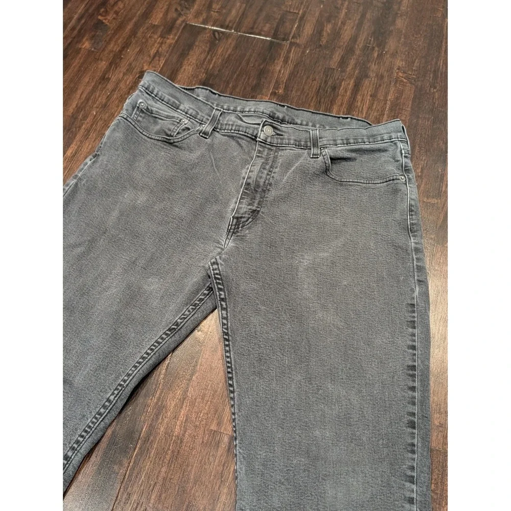 Levis 514‎ Jeans Mens 37x29 Gray Straight Leg Faded Denim Grunge Classic Y2K